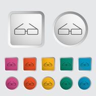 Glasses single icon N3