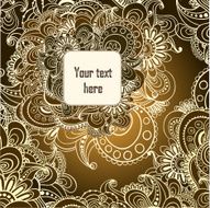 Vector floral decorative background N23