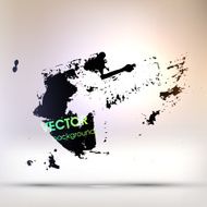 Abstract Ink Blot for Grunge Backgound N221