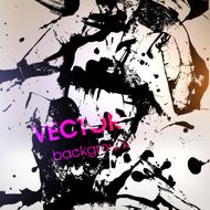 Abstract Ink Blot for Grunge Backgound N222