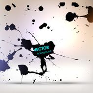 Abstract Ink Blot for Grunge Backgound N229