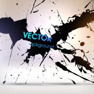 Abstract Ink Blot for Grunge Backgound N230