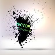 Abstract Ink Blot for Grunge Backgound N235