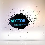 Abstract Ink Blot for Grunge Backgound N236
