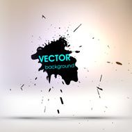 Abstract Ink Blot for Grunge Backgound N237