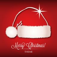 Santa Christmas Hat Print