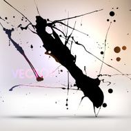 Abstract Ink Blot for Grunge Backgound N244