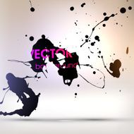 Abstract Ink Blot for Grunge Backgound N245