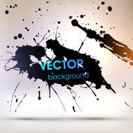 Abstract Ink Blot for Grunge Backgound N246
