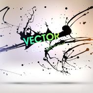 Abstract Ink Blot for Grunge Backgound N247