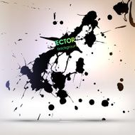 Abstract Ink Blot for Grunge Backgound N251
