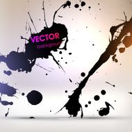 Abstract Ink Blot for Grunge Backgound N252