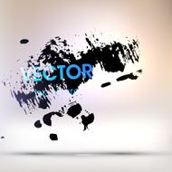 Abstract Ink Blot for Grunge Backgound N253