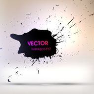 Abstract Ink Blot for Grunge Backgound N258