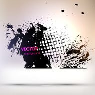 Abstract Ink Blot for Grunge Backgound N261