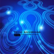 Techno Urban Vector Illustration for Modern Design N12