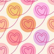 Heart design pattern background