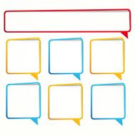 Long and square sticker