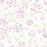Seamless pink and green background N2