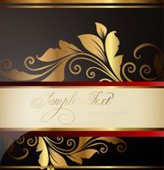 Floral Retro Background for Vintage Design N533