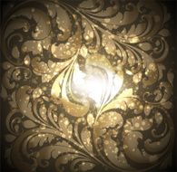 Floral Retro Background for Vintage Design N575