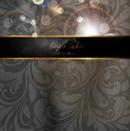 Floral Retro Background for Vintage Design N601