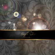 Floral Retro Background for Vintage Design N605
