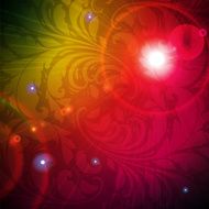Floral Retro Background for Vintage Design N606
