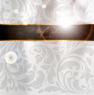 Floral Retro Background for Vintage Design N609