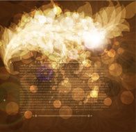Floral Retro Background for Vintage Design N614