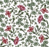 Flowers Beautiful background with a flower ornament N11
