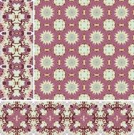 Seamless oriental patterns (vector)