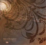 Floral Retro Background for Vintage Design N621