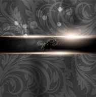 Floral Retro Background for Vintage Design N632