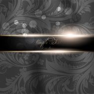 Floral Retro Background for Vintage Design N638