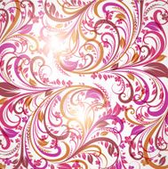 Floral Retro Background for Vintage Design N652