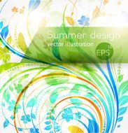 Floral Retro Background for Vintage Design N662