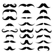 Huge set of vector mustache