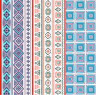 Beautiful vintage ornamental banners N4