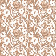 Lace seamless pattern with flowers N186
