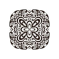 Abstract vector mehndi tattoo ornament N8