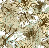 Seamless Floral Pattern N799