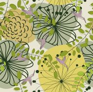 Seamless Floral Pattern N800