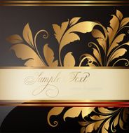 Floral Retro Background for Vintage Design N670