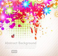 Floral Retro Background for Vintage Design N672