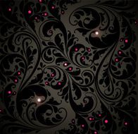 Floral Retro Background for Vintage Design N679