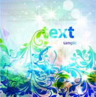 Floral Retro Background for Vintage Design N683