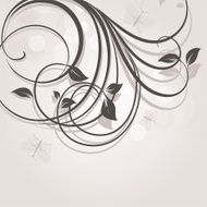 Floral Retro Background for Vintage Design N691