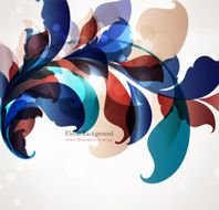 Floral Retro Background for Vintage Design N696