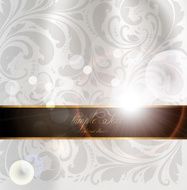 Floral Retro Background for Vintage Design N705